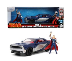 Jada Toys - JADA TOYS MARVEL THOR 2015 DODGE CHALLENGER 1 24