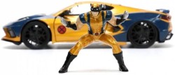 Jada Toys Marvel X-Men Wolverine Chevy Corvette 1 24 - Thumbnail