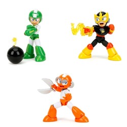  - Jada Toys Mega Man 3'lü Full Set - Cut Man - Elec Man - Hyper Bomb