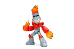 Jada Toys Mega Man 4.5 Inc Action Figure Fire Man - Thumbnail