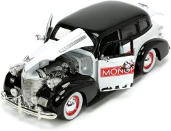 Mr. Monopoly 1939 Chevy Master 1:24 Ölçek Die Cast Metal Araç, Figürlü - Thumbnail