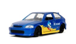 Jada Toys Sonic the Hedgehog 1 32 1997 Honda Civic Type R - Thumbnail