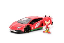 Jada Toys Sonic the Hedgehog Knuckles 1 24 Lamborghini Aventador - Thumbnail