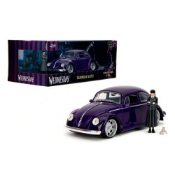 Jada Toys Wednesday Volkswagen Beetle 1 24 - Thumbnail