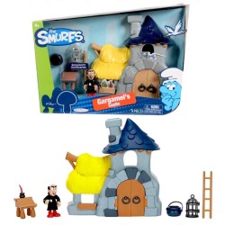 Jakks - JAKKS SMURFS THE LOST VILLAGE MANTAR EV VE OYUN SETI V2