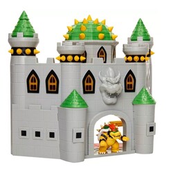 Jakks - Jakks Super Mario Bowser Kalesi Figür ve Oyun Seti