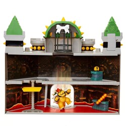 Jakks Super Mario Bowser Kalesi Figür ve Oyun Seti - Thumbnail