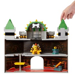 Jakks Super Mario Bowser Kalesi Figür ve Oyun Seti - Thumbnail