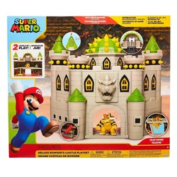 Jakks Super Mario Bowser Kalesi Figür ve Oyun Seti - Thumbnail