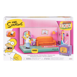 Jakks The Simpsons Oturma Odası ve Figürlü Oyun Seti - Thumbnail