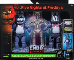 Jazwares Five Nights at Freddy's Endo Series Action Figure Classic Bonnie and Withered Bonnie - Thumbnail