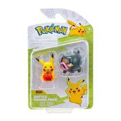 Jazwares - Jazwares Pokemon Bahar Serisi 2li Figür Seti Pikachu ve Lechonk