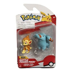 Jazwares Pokemon Battle 2li Figür Seti Chimchar ve Phanpy