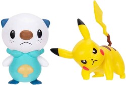 Jazwares Pokemon Battle 2li Figür Seti Pikachu ve Oshawott - Thumbnail