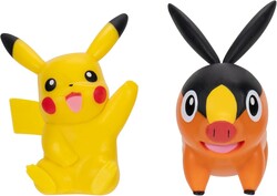 Jazwares - Jazwares Pokemon Battle 2li Figür Seti Pikachu ve Tepig