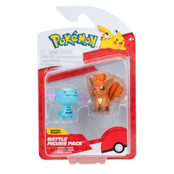 Jazwares - Jazwares Pokemon Battle 2li Figür Seti Wooper ve Vulpix