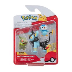 JAZWARES POKEMON BATTLE 3LU AXEW PIPLUP LUXIO - Thumbnail