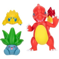 Jazwares Pokemon Battle 3'lü Figür Seti Joltik Oddish ve Charmeleon - Thumbnail