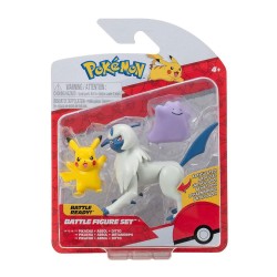 Jazwares - JAZWARES POKEMON BATTLE 3LU PIKACHU ABSOL DITTO