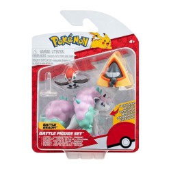 JAZWARES POKEMON BATTLE 3LU SET PIKIPEK GALARIAN PONYTA SNORUNT - Thumbnail
