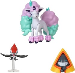 JAZWARES POKEMON BATTLE 3LU SET PIKIPEK GALARIAN PONYTA SNORUNT - Thumbnail
