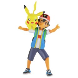 JAZWARES POKEMON AKSIYON FIGUR ASH VE PIKACHU - Thumbnail