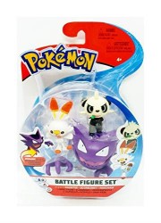 Jazwares - Battle 3'lü Figür Seti - Haunter, Scorbunny Ve Pancham