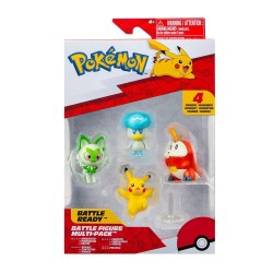 Jazwares - Pokemon Battle 4'lü Figür Seti Pkw3402