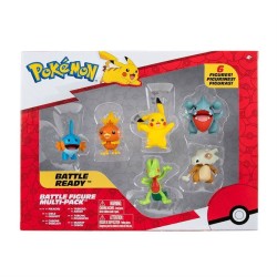 Jazwares - JAZWARES POKEMON BATTLE FIGURE 6 FIGURE MULTI PACK