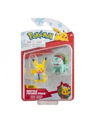 Battle 2'li Figür Noel Seri - Pikachu Ve Bulbasaur - Thumbnail