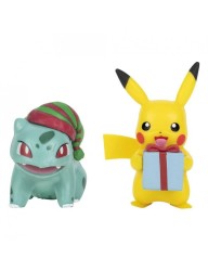 Battle 2'li Figür Noel Seri - Pikachu Ve Bulbasaur - Thumbnail