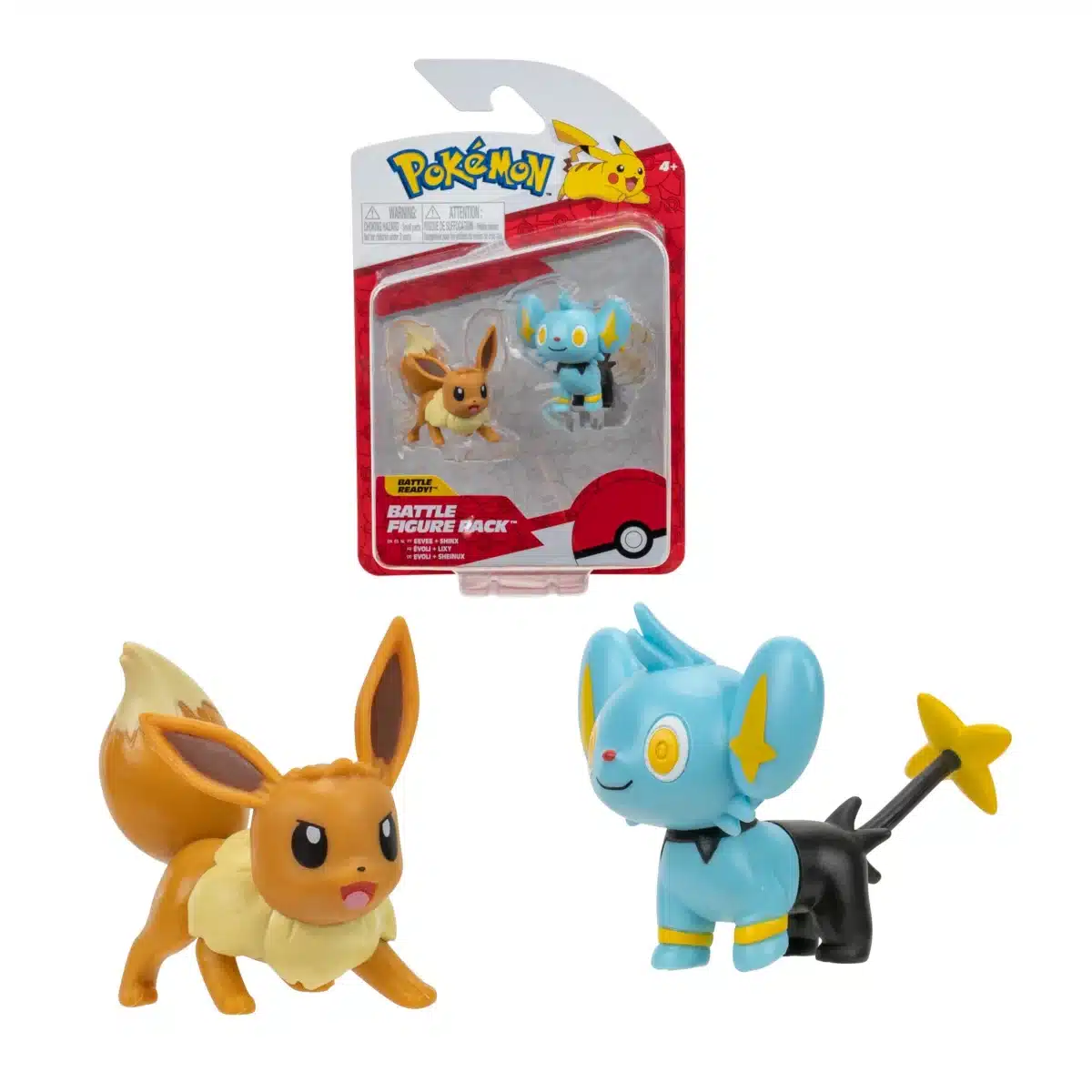 Jazwares - JAZWARES POKEMON BATTLE FIGURE EEVEE VE SHINX