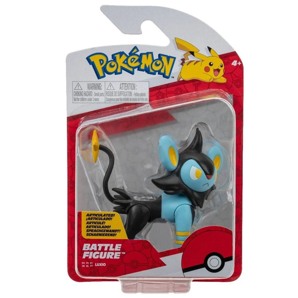 JAZWARES POKEMON BATTLE FIGURE LUXIO - Thumbnail