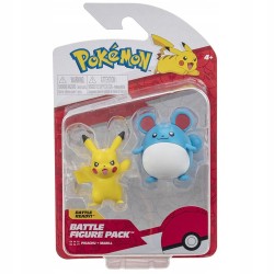 JAZWARES POKEMON BATTLE FIGUR PIKACHU MARILL - Thumbnail