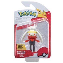 JAZWARES POKEMON BATTLE FIGURES SCORBUNNY - Thumbnail