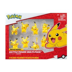 Jazwares - JAZWARES POKEMON BATTLE PIKACHU 8 FIGURE SET
