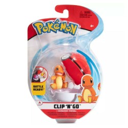 Jazwares Pokemon Clip N Go Charmander ve Pokeball - Thumbnail