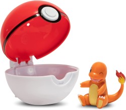 Jazwares Pokemon Clip N Go Charmander ve Pokeball - Thumbnail