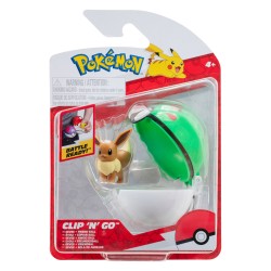 Jazwares Pokemon Clip N Go Eevee ve Friend Ball - Thumbnail