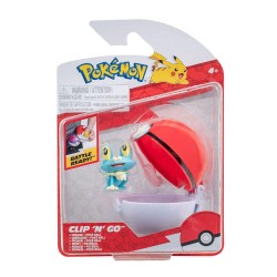 JAZWARES POKEMON CLIP N GO FROAKIE AND POKEBALL - Thumbnail