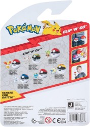 JAZWARES POKEMON CLIP N GO FROAKIE AND POKEBALL - Thumbnail