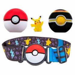 Pokemon Clio N Go Kemer ve Figür Seti Pikachu - Thumbnail