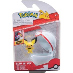 JAZWARES POKEMON CLIP N GO PICHU - Thumbnail