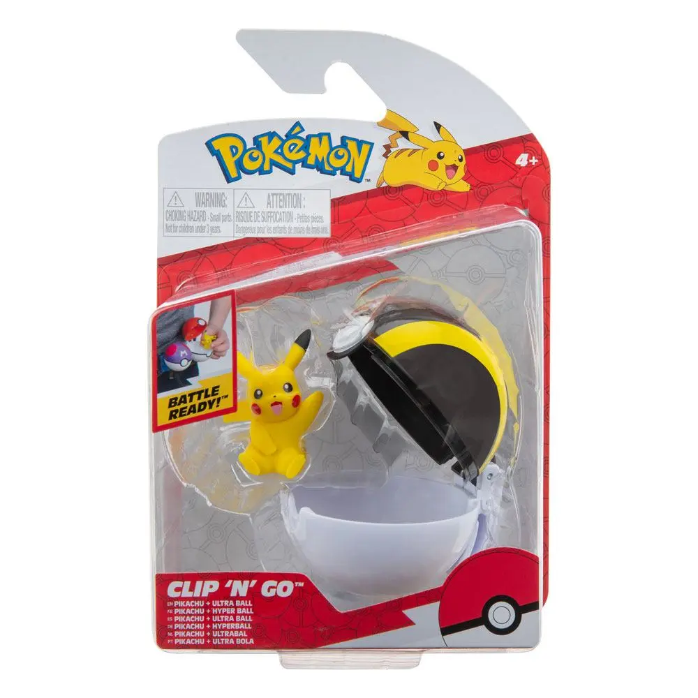 JAZWARES POKEMON CLIP N GO PIKACHU - Thumbnail