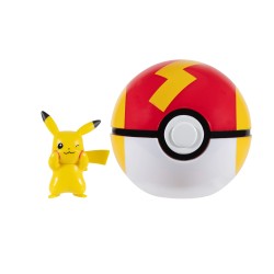 Jazwares Pokemon Clip N Go Pikachu ve Fastball - Thumbnail