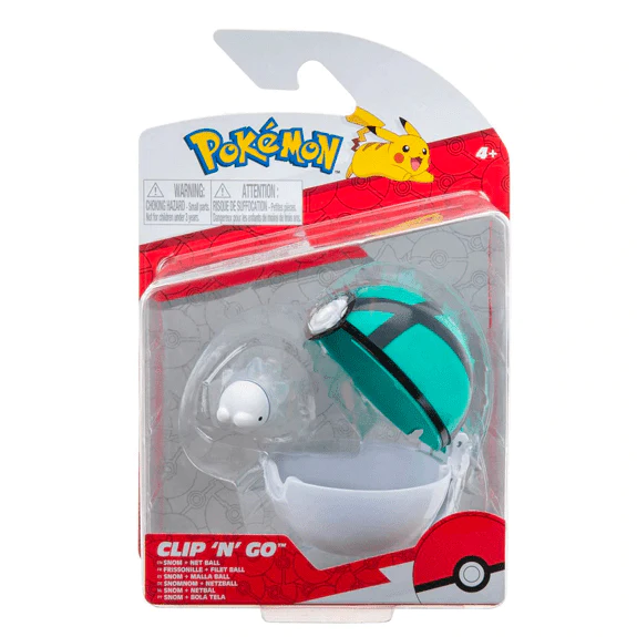 Jazwares - JAZWARES POKEMON CLIP N GO SNOM