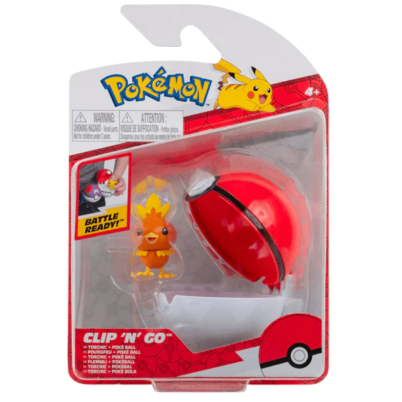 JAZWARES POKEMON CLIP N GO TORCHIC - Thumbnail