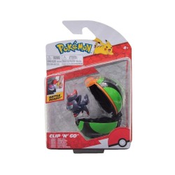 JAZWARES POKEMON CLIP N GO ZORUA - Thumbnail