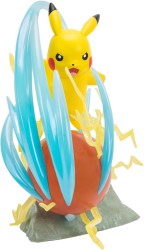 JAZWARES POKEMON DELUXE COLLECTOR STATUE PIKACHU - Thumbnail