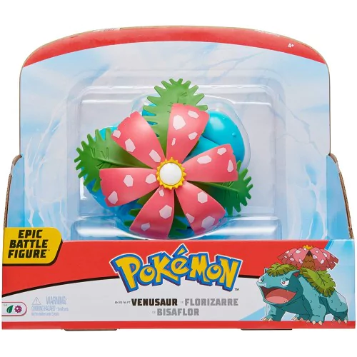 JAZWARES POKEMON EPIC BATTLE FIGUR VENASAUR - Thumbnail